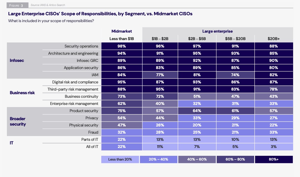 2025 IANS CISOs Scope of Responsibility