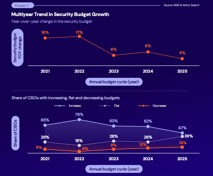 IANS 2025 Security Budget Growth