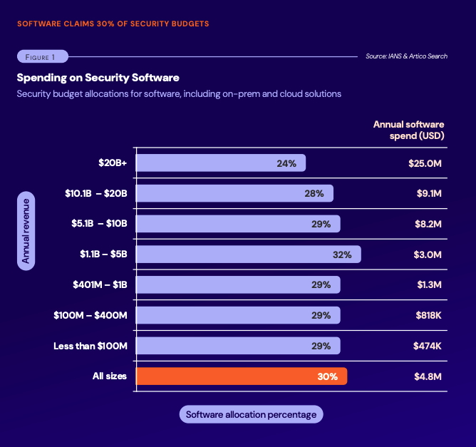 IANS Security Software Spending Figure 1